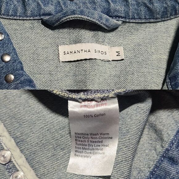 Samantha Sipos|You Are My Moon Denim Jacket, MEDIUM - Picture 14 of 14